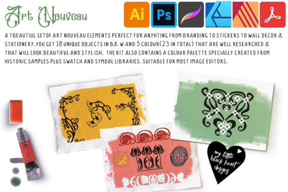 Art Nouveau Elements Review: A Designer’s Perspective