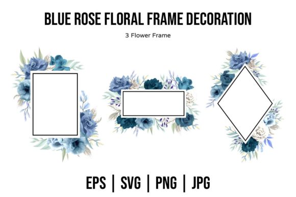 Blue Rose Floral Frame Decoratin Set Review: A Designer’s Perspective