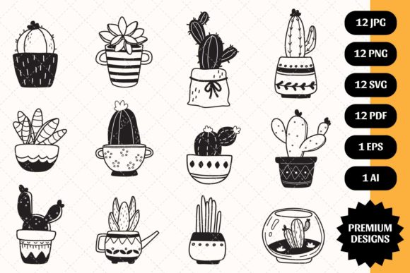 Cute Cactus Silhouette Collection: A Designer’s Real-World Review
