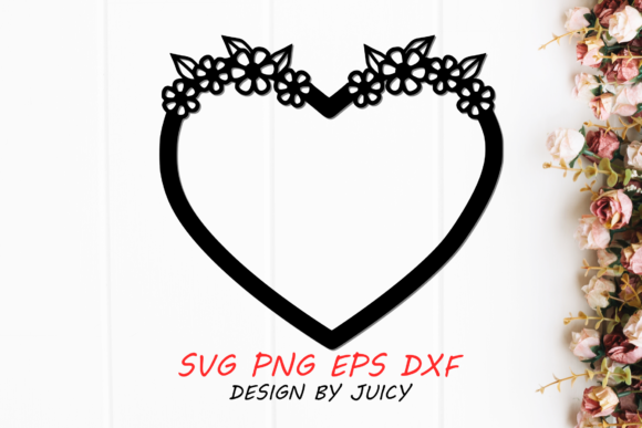 Heart Shape Flower Wreath for Cricut Review
