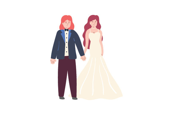 Same Sex Female Wedding Couple Design Review