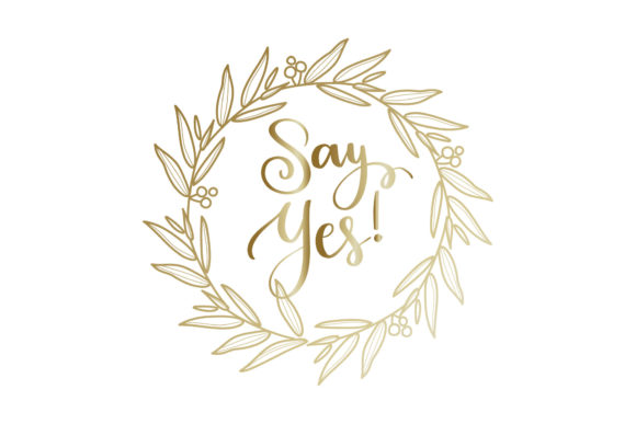 Say Yes Embroidery Design Review: A Versatile Wedding Lettering Frame
