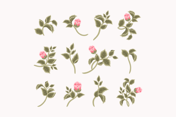 Vintage Rose Flower Bud and Leaf Branch: A Designer’s Real-World Review