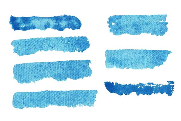 Watercolor Blue Brushstroke Design Review for Real Embroidery Projects