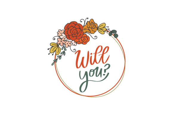 Will You: A Wedding Lettering Frame for Real Embroidery Projects